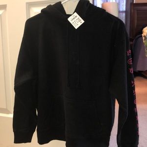 Brandy Melville Black Hoodie with Los Angeles